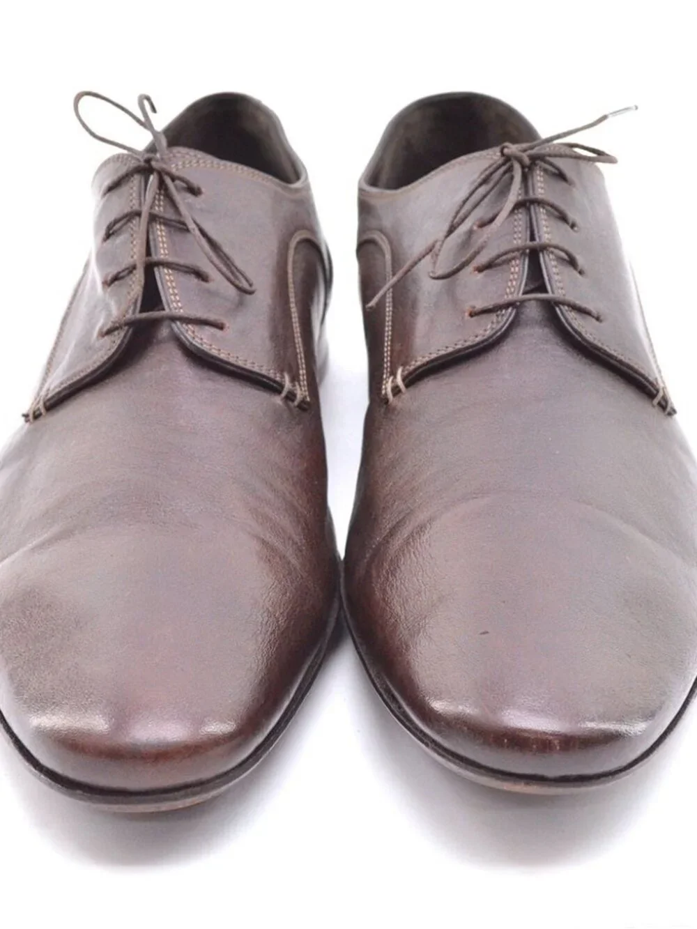 Men Fratelli Rossetti Brown Plain Toe Derby Oxford 10 M